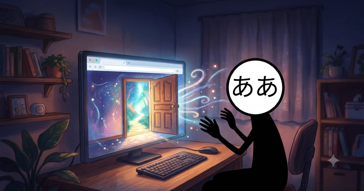 ああ.comのサイトの思ってもいない扉が、勝手に開いてた話